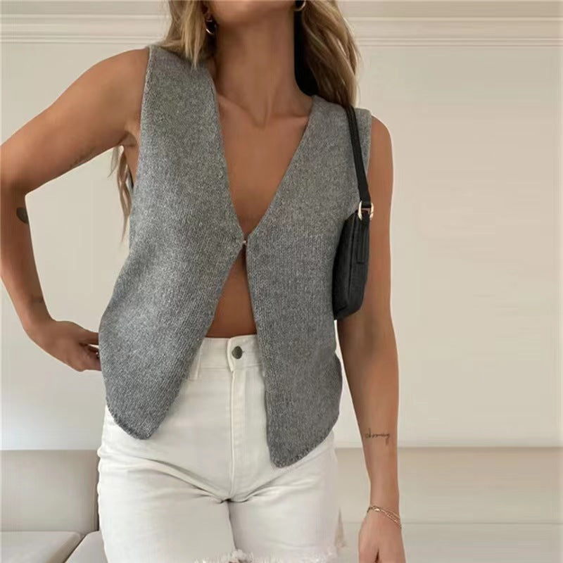 Top gilet sans manches "Cassy"