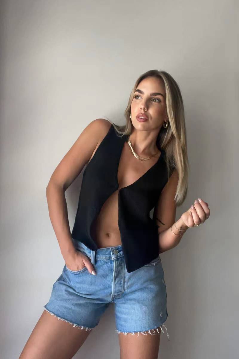 Top gilet sans manches "Cassy"