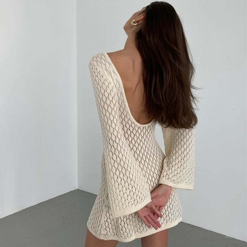 Robe mini en crochet "Kelly"