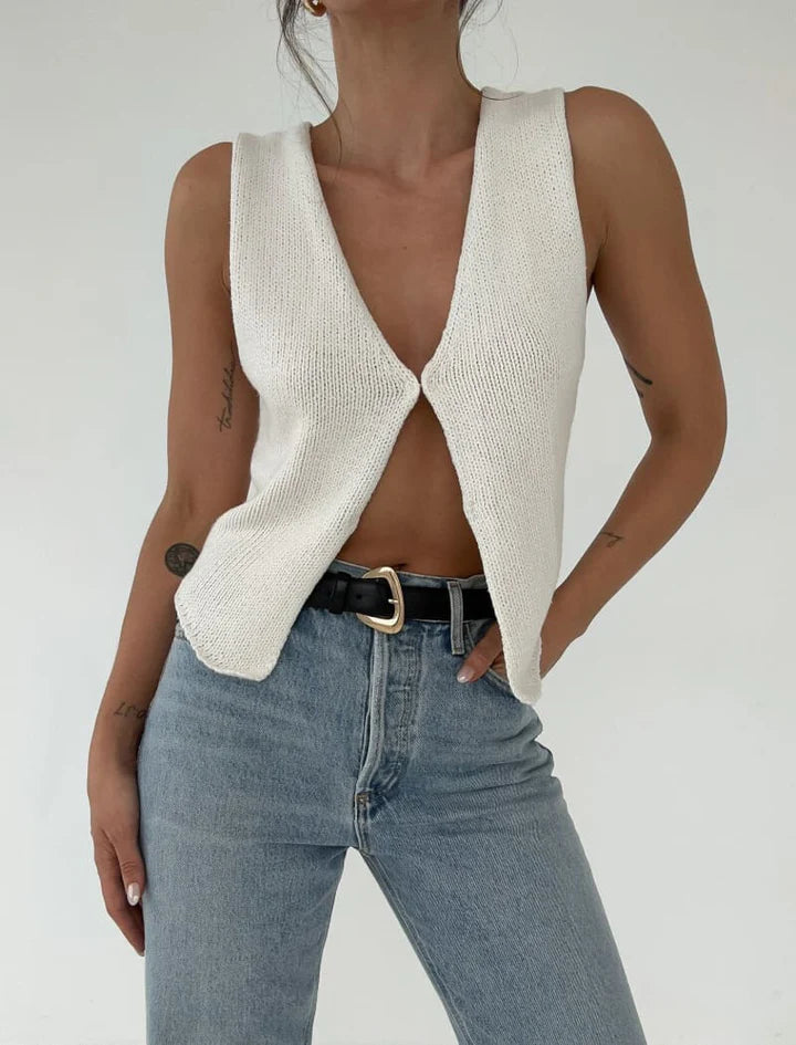 Top gilet sans manches "Cassy"