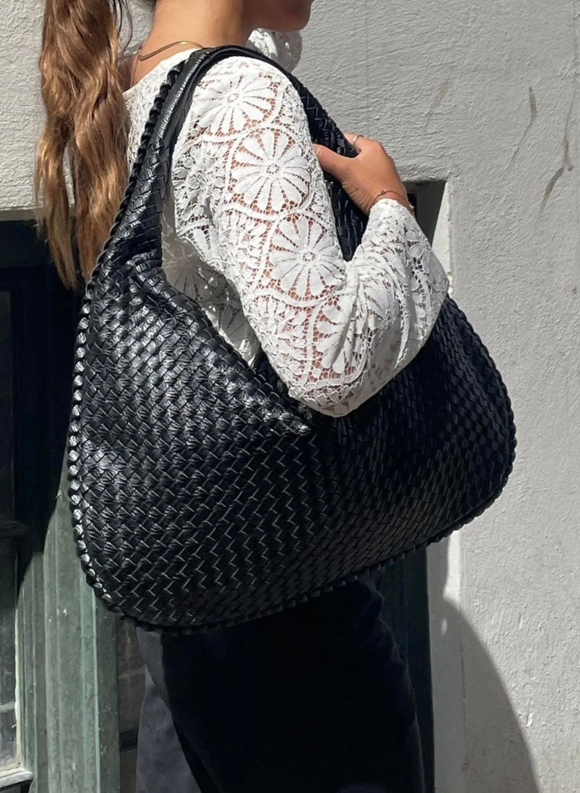 Sac à Main en cuir vegan - Chic et Pratique pour Femme - Noir