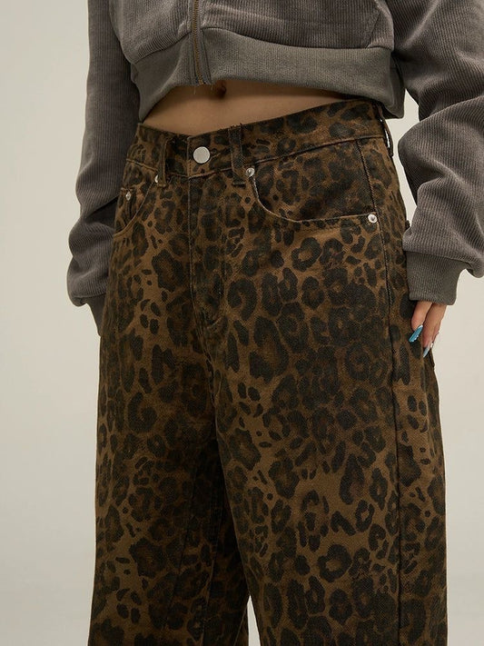 Parachute leopard jeans “Atia”