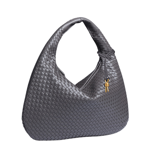 Sac à Main en cuir vegan - Chic et Pratique pour Femme - Gris souris