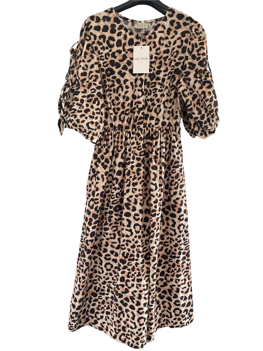 Robe longue léopard "Ebony"