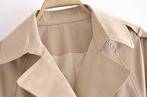 Trench boutonné "Clarisse"
